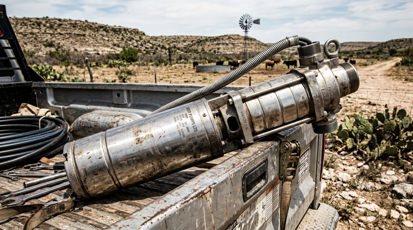 Deep Well Pump Pull & 450-ft Column Replacement